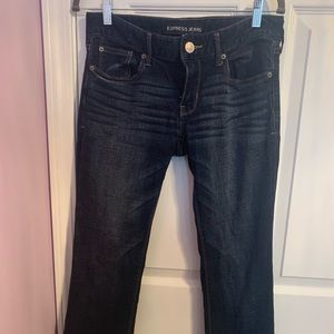 3/$20 Express barely bootcut jeans size 4S EUC